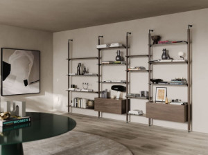 Книжный шкаф из массива дерева