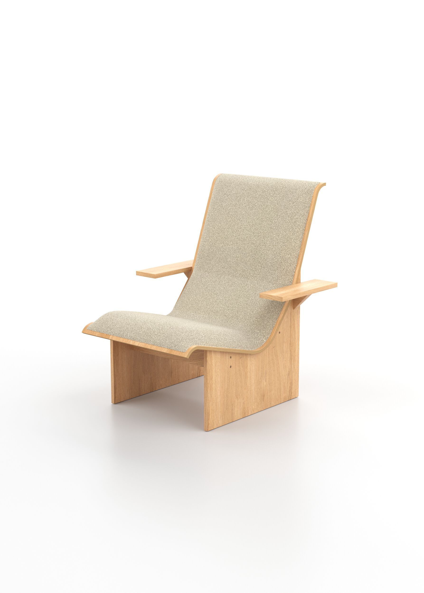 Деревянное кресло с подлокотниками Omelette Editions PORTA ARCH-00152453 - Вид №6