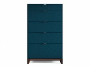 Комод высокий синий "Гравировка 7" Case THE IDEA ДИЗАЙНЕРСКИЕ 209972 Синий