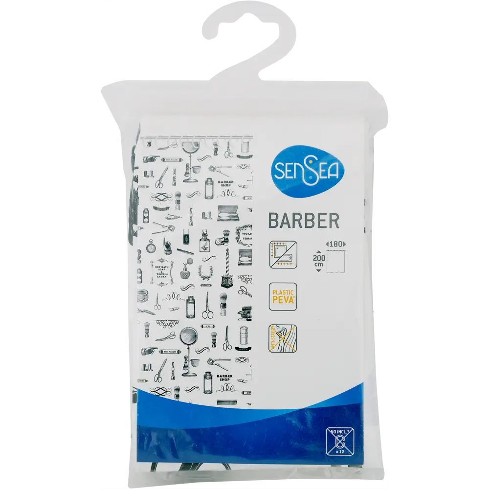 Штора для ванной комнаты Sensea «Barber» 180х200 см STLM-2024902 - Вид №5