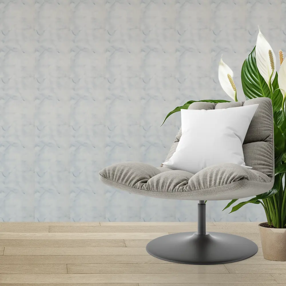 Santreyd Стеновая панель ПВХ под серый мрамор для кухонного фартука 89366079 STLM-1014608 - Вид №3