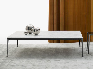 Прямоугольный мраморный журнальный столик