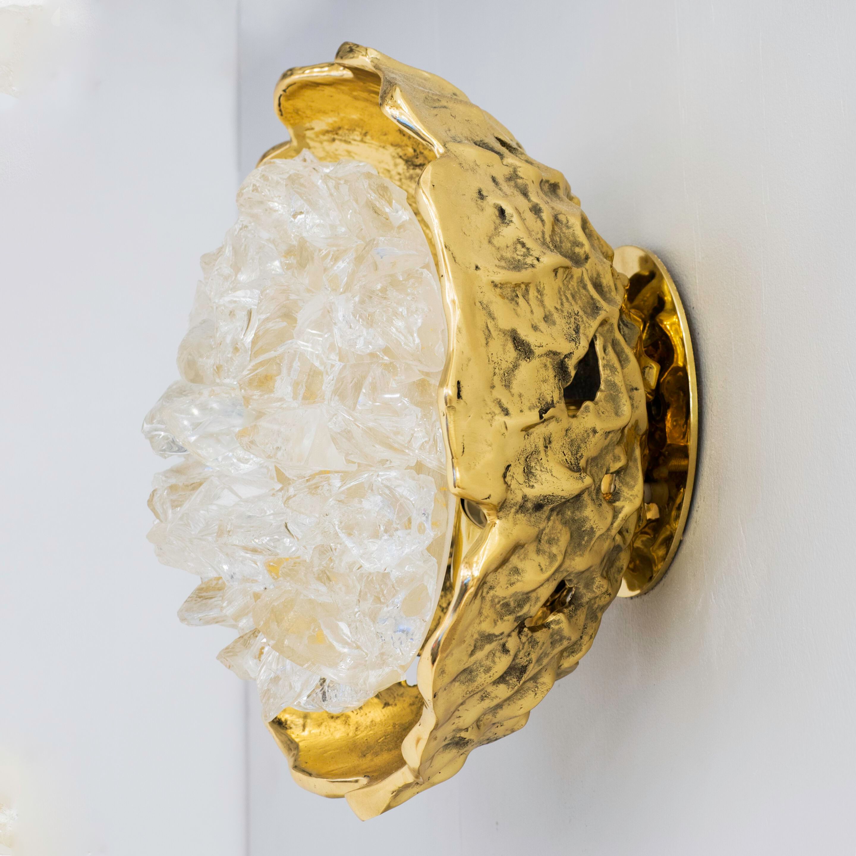 Настенный светильник из латуни и стекла GASPARE ASARO Etna ARCH-00128881 - Вид №2