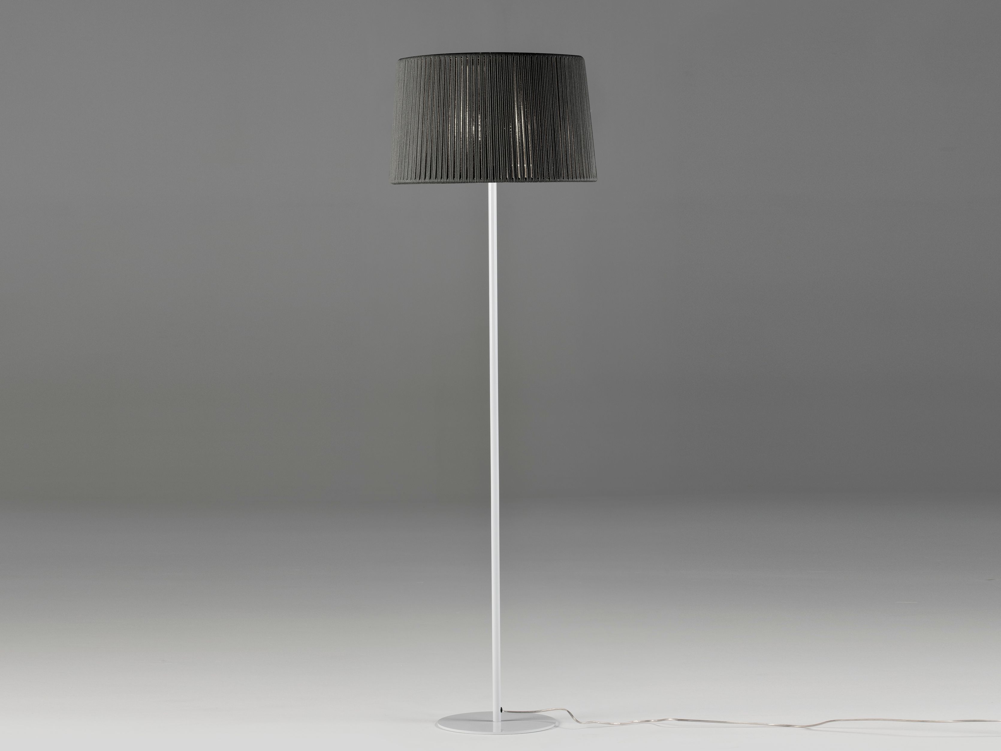 Светодиодный торшер ручной работы из веревки и металла Olé Lighting Drum ARCH-00083258 - Вид №1