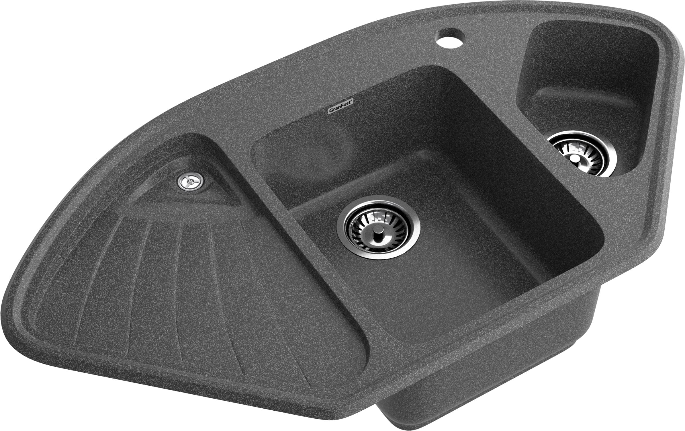 Кухонная мойка Искусственный камень CORNER S03 GranFest C-1040E-S03 - Вид №2