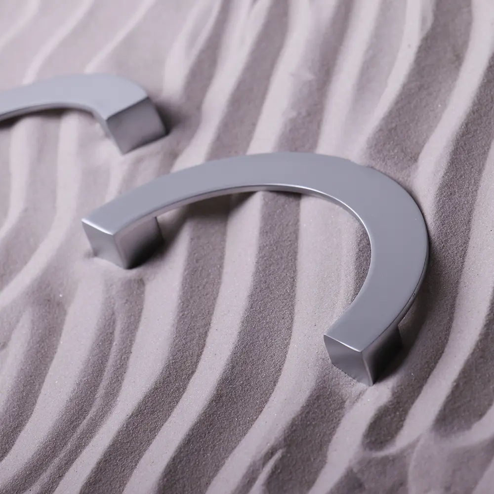 87378040 Ручка-скоба мебельная L4.033 128 мм цвет матовый хром STLM-1010537 LARVIJ  - Вид №4