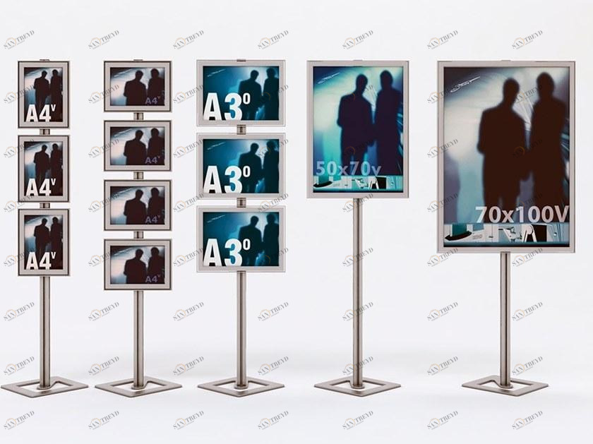STUDIO T Напольный дисплей для объявлений и плакатов Teknoline system sun-id-1414996