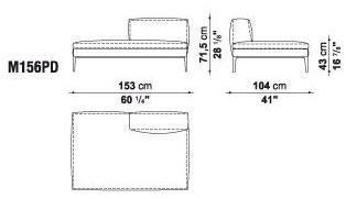 B&B Italia Секционный угловой диван в коже Michel sun-id-1423075 - Вид №38