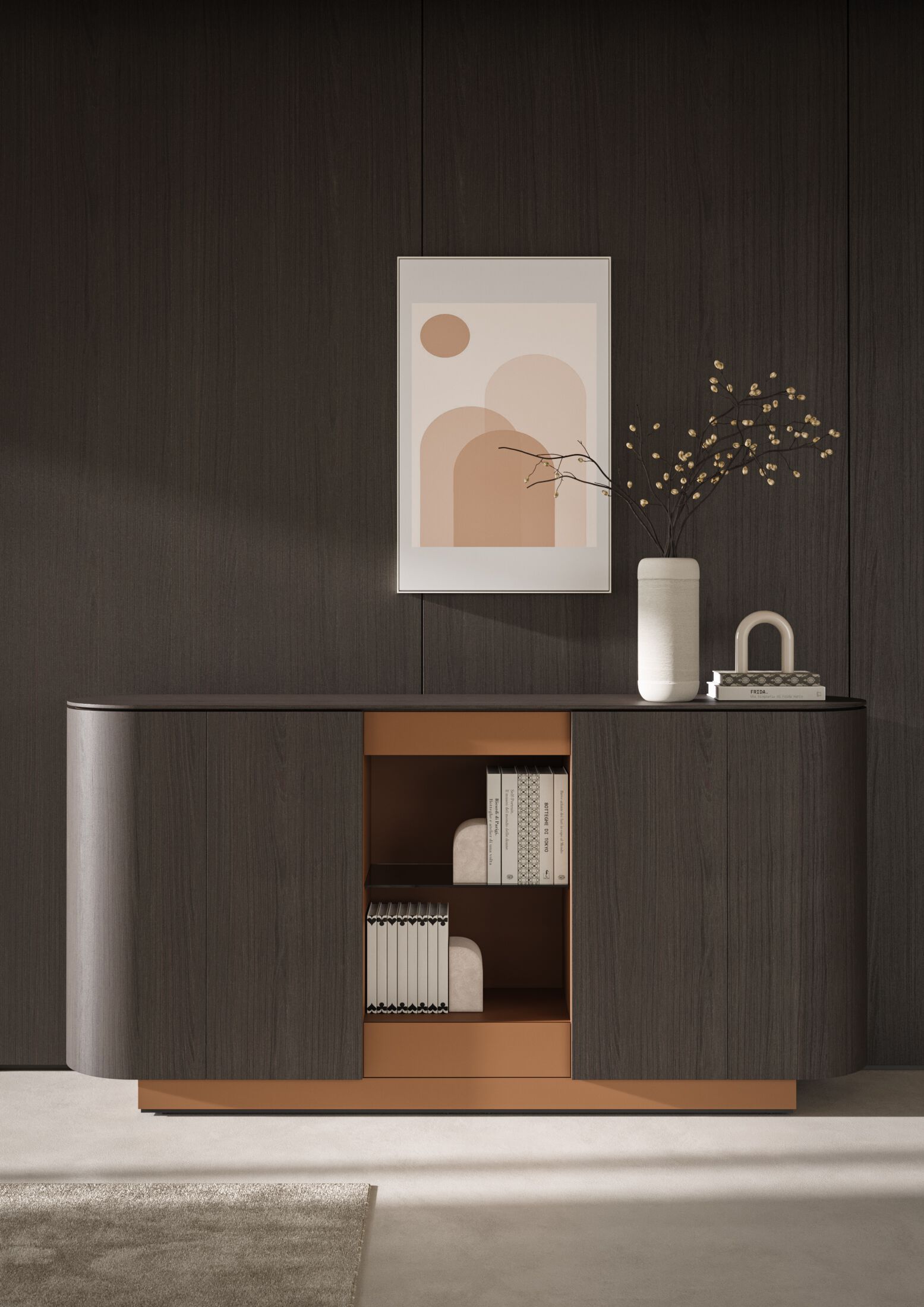 Шкаф из дуба с распашными дверями PROF Dea ARCH-00116449 - Вид №21