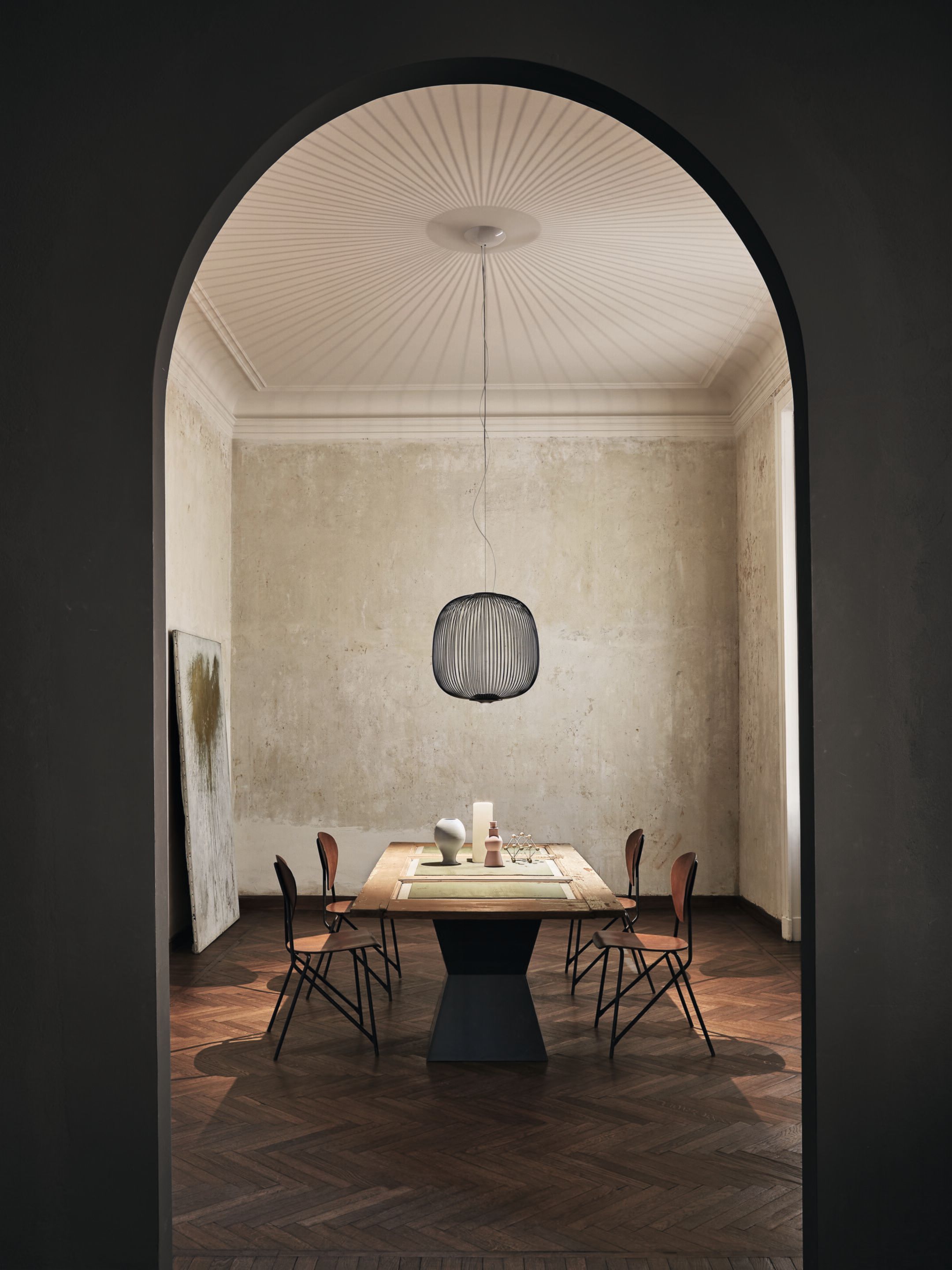 Металлический и стальной светодиодный подвесной светильник Foscarini спицы ARCH-00126498 - Вид №4