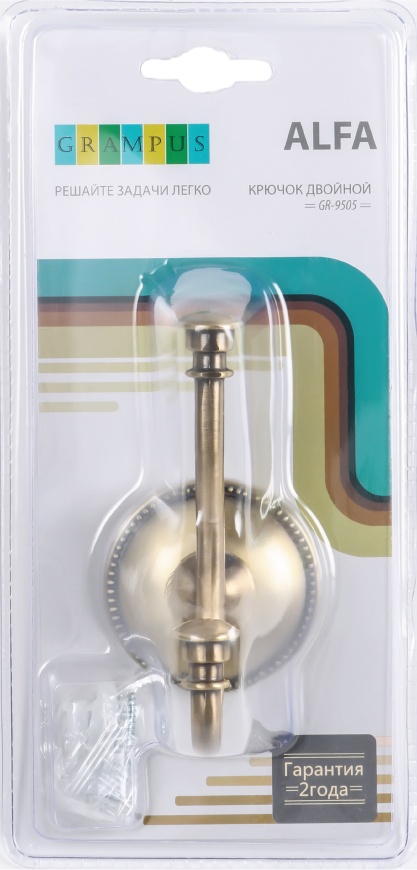 9505 Крючок двойной GR- GRAMPUS ALFA - Вид №1