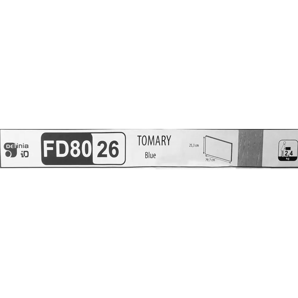 Фасад кухонный Delinia ID Томари голубой 79.7x25.3 см МДФ с ПВХ-покрытием 82011000 STLM-0017378 - Вид №6