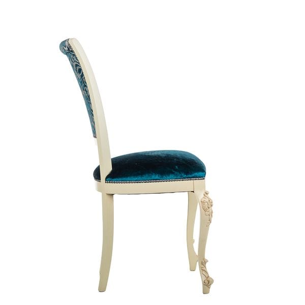 Стул обеденный с гнутыми ножками, морская волна, бежевый Venere UNICO  248831 Синий  - Вид №2