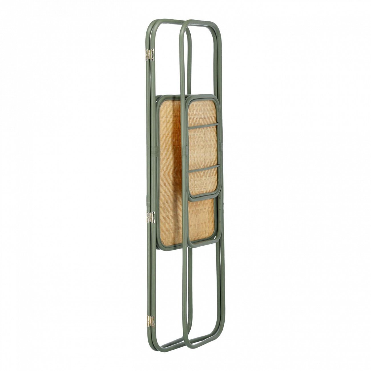 Межкомнатная ширма трехстворчатая 180х165 см зелено-бежевая Margaret от La Forma LA FORMA  00-3882150 Бежевый;зеленый  - Вид №1