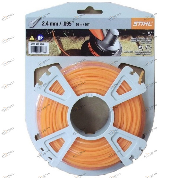 Струна триммерная круглого сечения STIHL 2,4х50м 4589