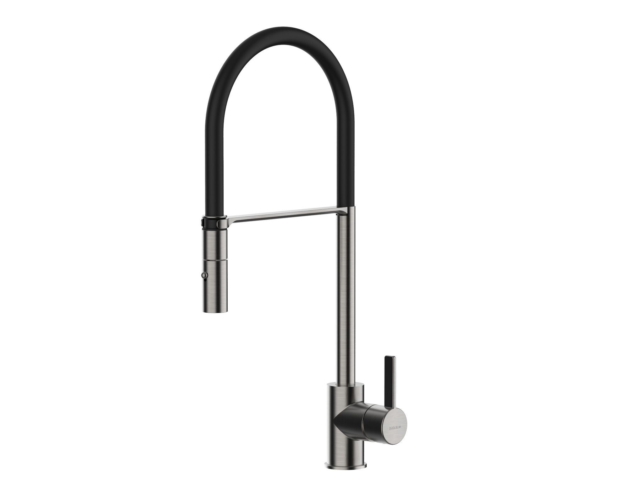 Однорычажный смеситель для кухни с выдвижным ручным душем GUGLIELMI RUBINETTERIE Rialto ARCH-00046243 - Вид №1