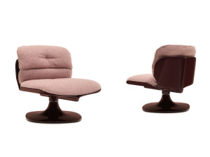 Тканевое вращающееся кресло