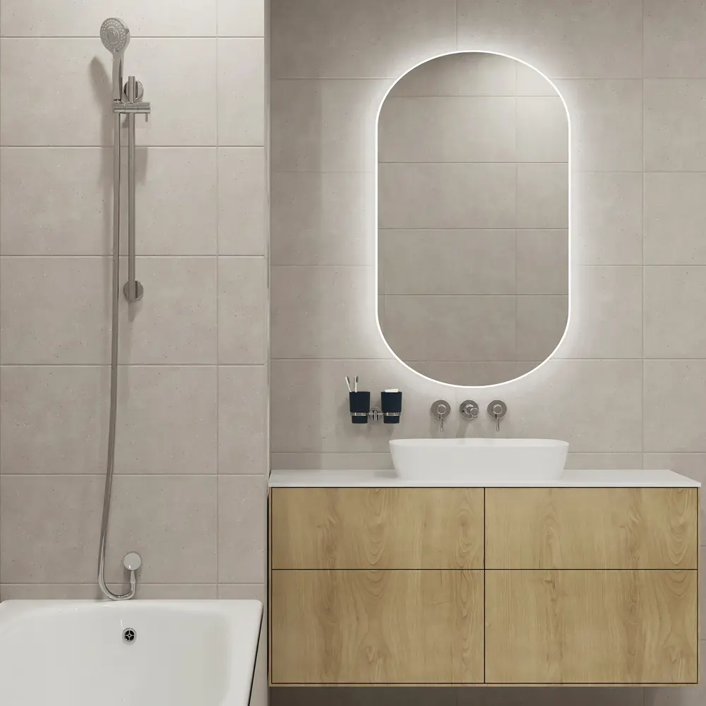 Настенная плитка НЕФРИТ-КЕРАМИКА Armand Pro бетонный эффект 30х60 см 89401969 STLM-1577247 - Вид №6