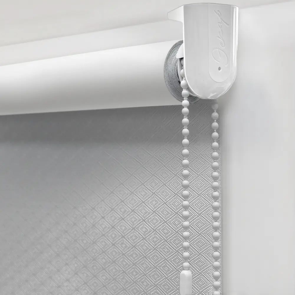 Штора рулонная блэкаут Ромб 120x175 см серая ЭСКАР STLM-2171573 - Вид №2