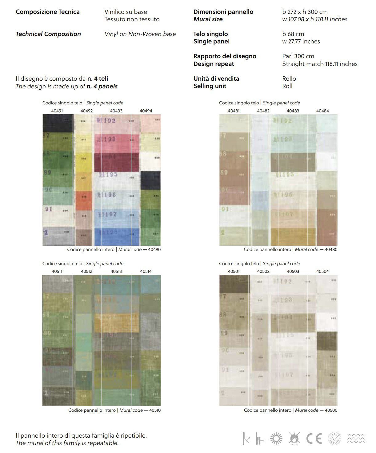 Геометрические обои Jannelli&Volpi СП 201 MURALS DECOR ARCH-00146542 - Вид №2