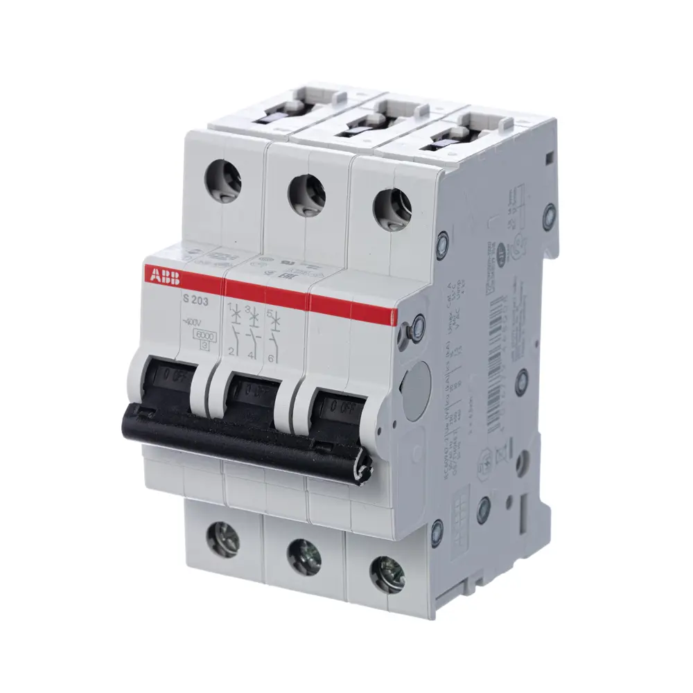 Автоматический выключатель ABB S203 3P C25 А 6 кА 2CDS253001R0254 82175818 STLM-2110544 