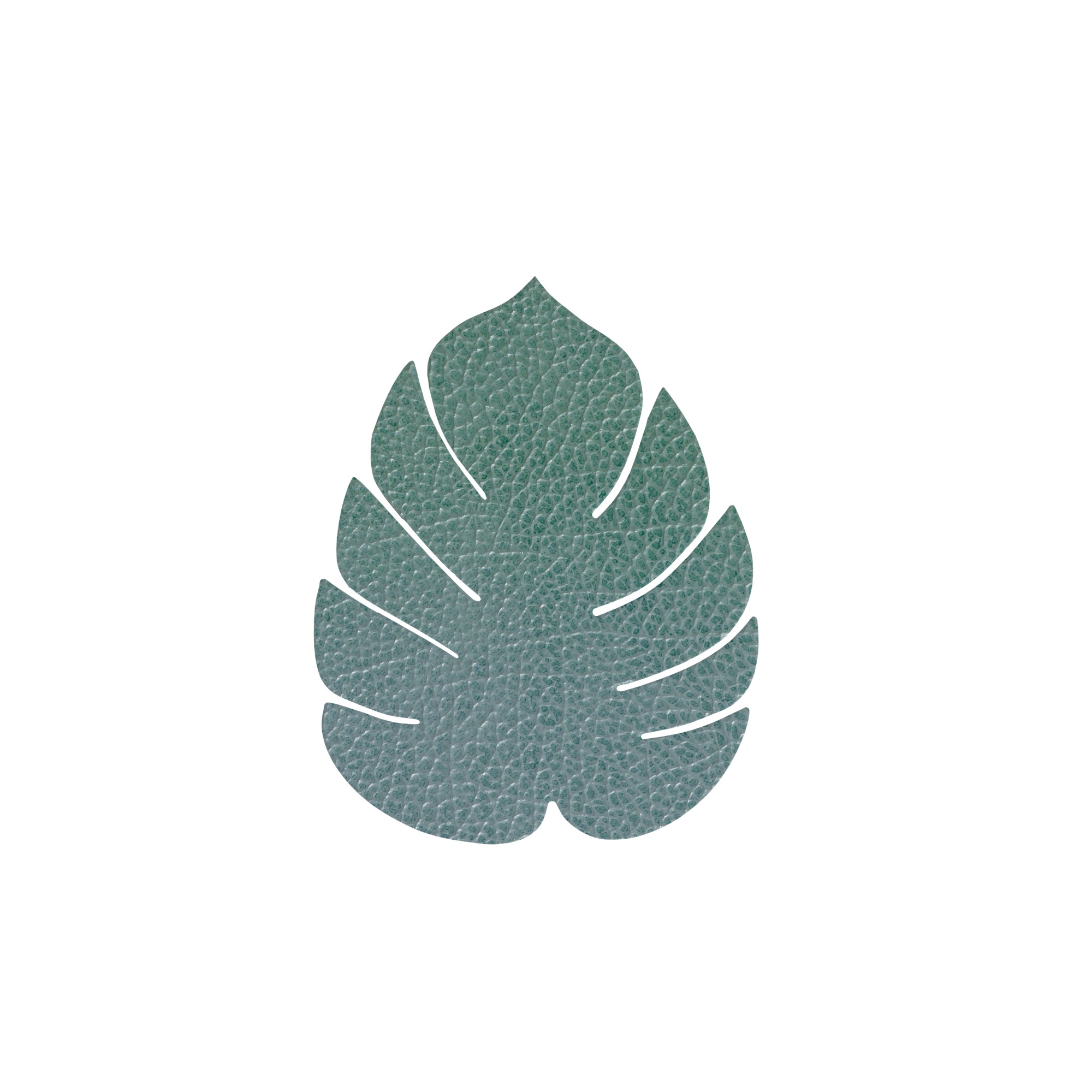 989961 HIPPO pastel green подстаканник лист монстеры 14х12 см, толщина 1,6мм;LIND DNA 