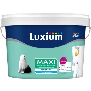LUXIUM Maxi — матовая краска для стен и потолков, 2.9 л 89425791