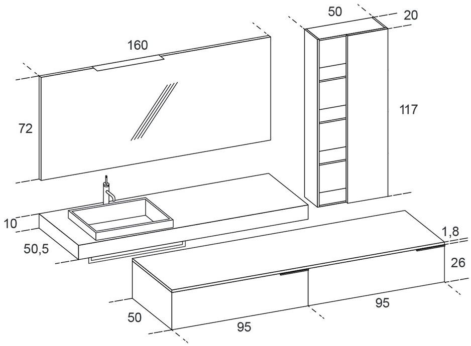 RAB Arredobagno Подвесной шкаф для ванной Thai sun-id-1456091 - Вид №4