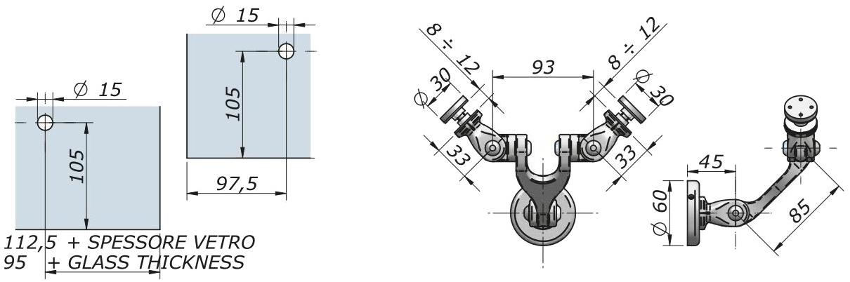 Nuova Oxidal Анкерная система и профиль для алюминиевого фасада sun-id-1353415 - Вид №5