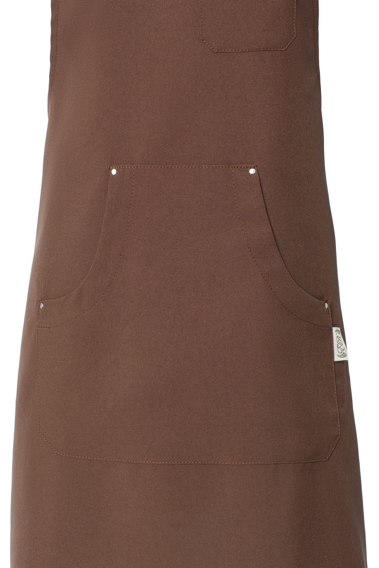 60697 Фартук с нагрудником chocolate (коричневый) IRMA  Одежда для официантов  размер  - Вид №2