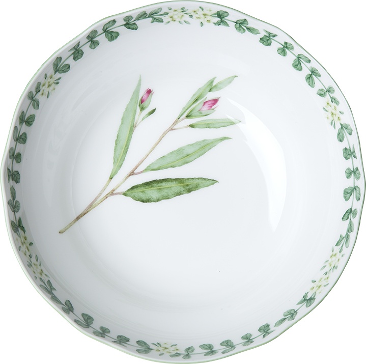 10613855 Noritake Салатник Noritake "Английские травы" 21,5см Фарфор костяной 