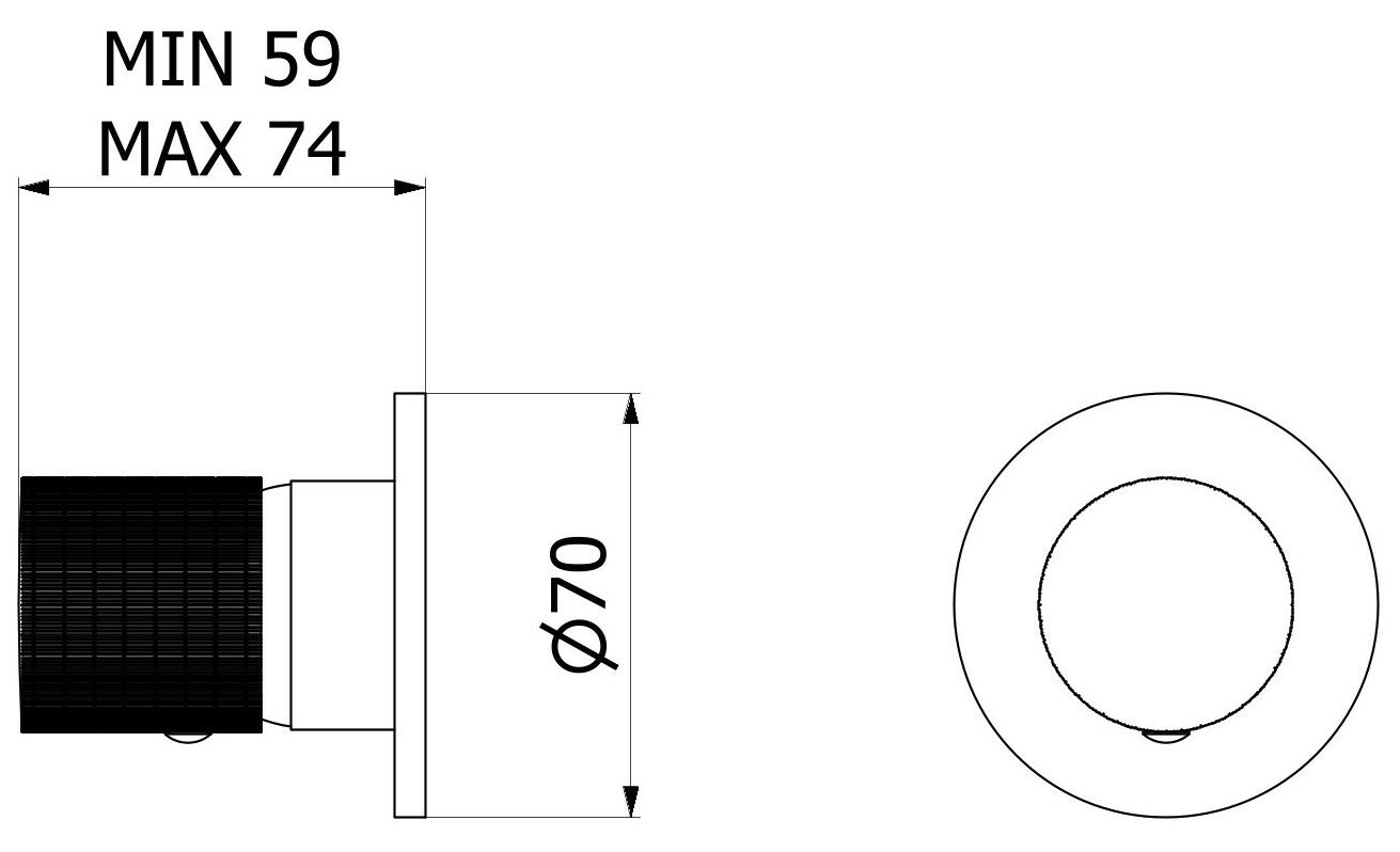 Настенный пульт дистанционного управления для одностороннего настенного смесителя IB Gatsby ARCH-00027086 - Вид №12