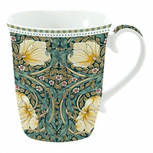 Кружка фарфоровая 275 мл темно-зеленая "Уильям Моррис" EASY LIFE УИЛЬЯМ МОРРИС 00-3946498 Зеленый