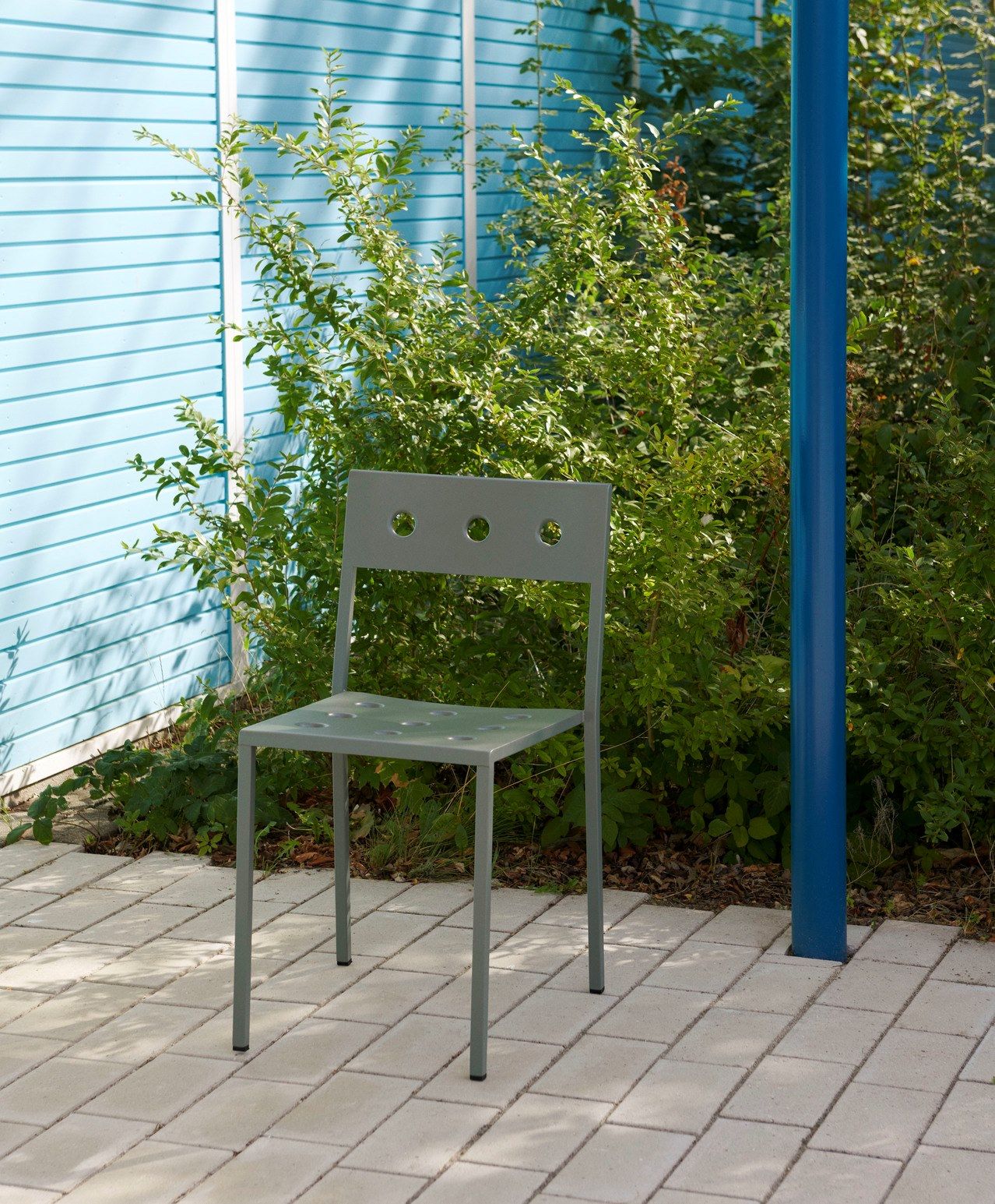 Стальной стул с порошковым покрытием с открытой спинкой Hay балкон ARCH-00152024 - Вид №19