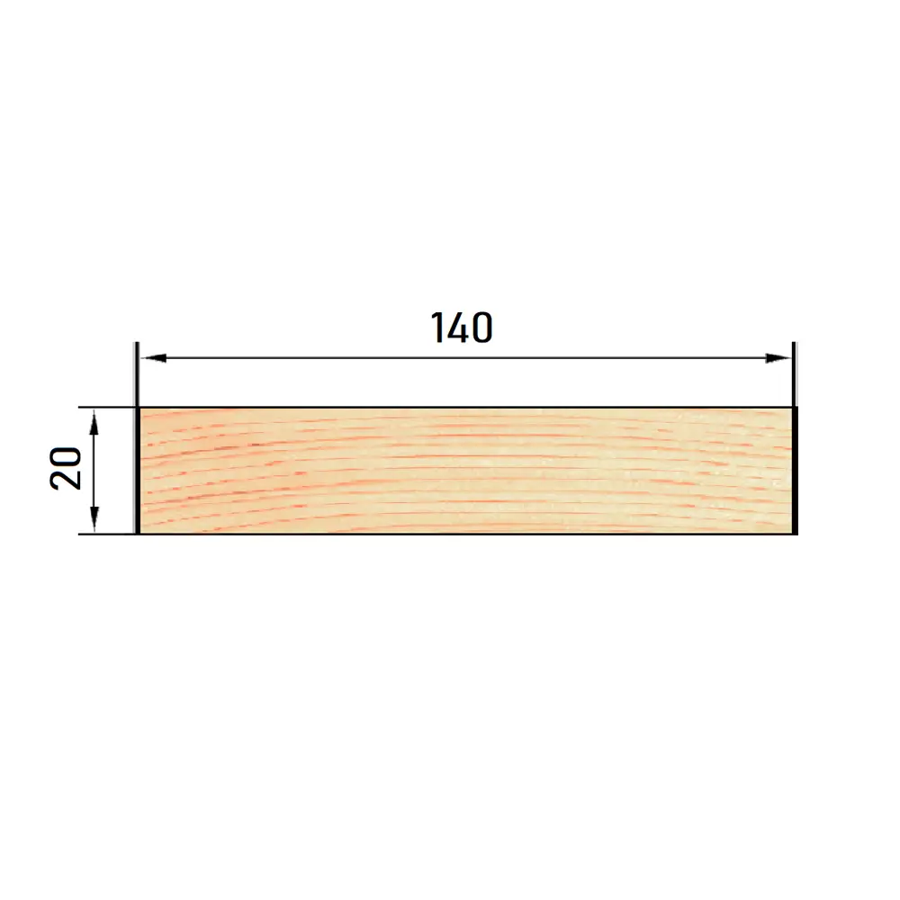 Планкен импрегнированный 20x140x3000 мм хвоя прямой с фаской угла РУСШПАЛА STLM-2199633 - Вид №9
