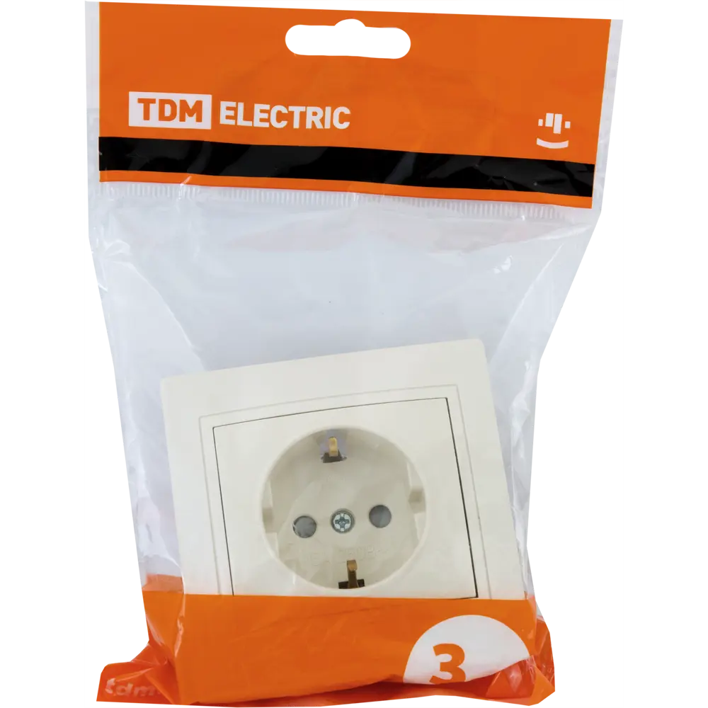 Розетка встраиваемая TDM ELECTRIC Таймыр с заземлением и защитными шторками 85591105 Серия отсутствует STLM-0064388 - Вид №5