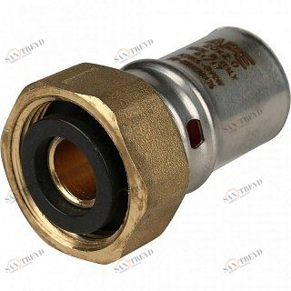 Муфта с накидной гайкой STOUT 20х3/4" под пресс SFP0016003420