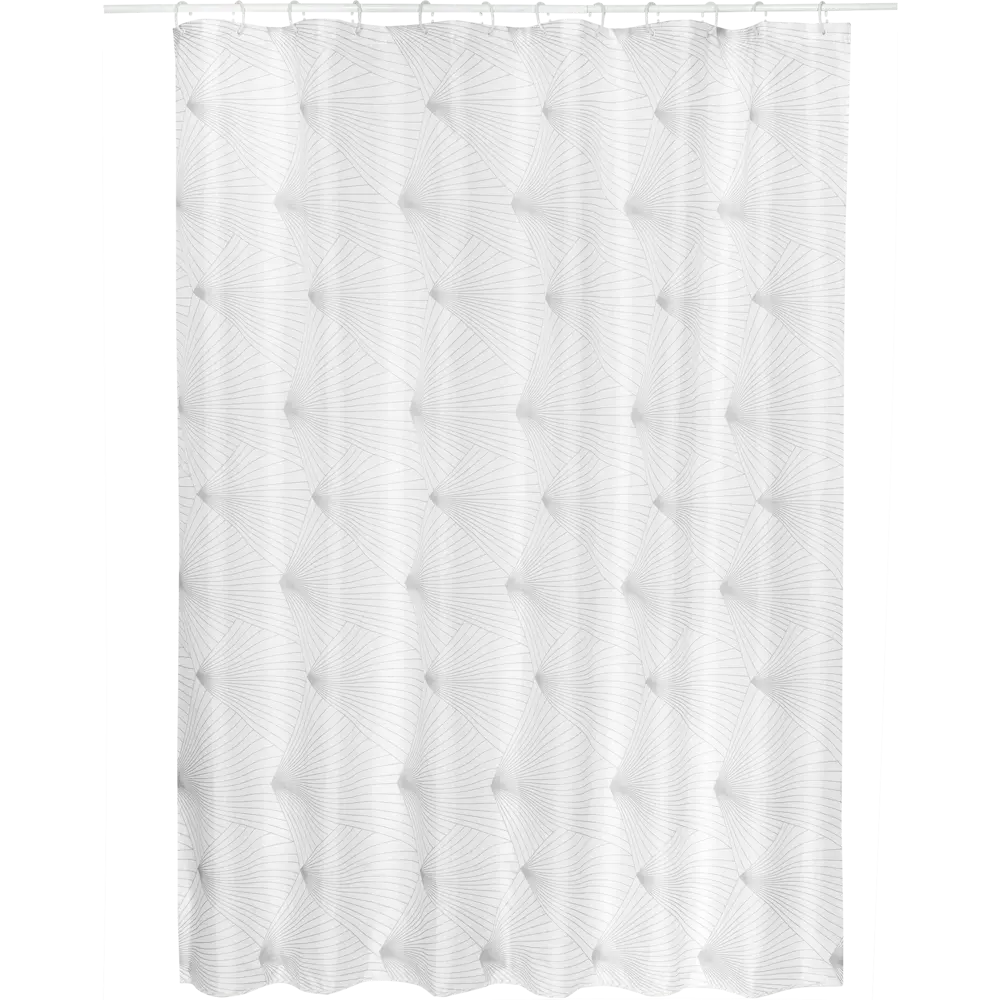 Штора для ванной BATH PLUS Charme с защитой от брызг и плесени 180×180 см 82168031 CHARME RED STLM-0020918 - Вид №1