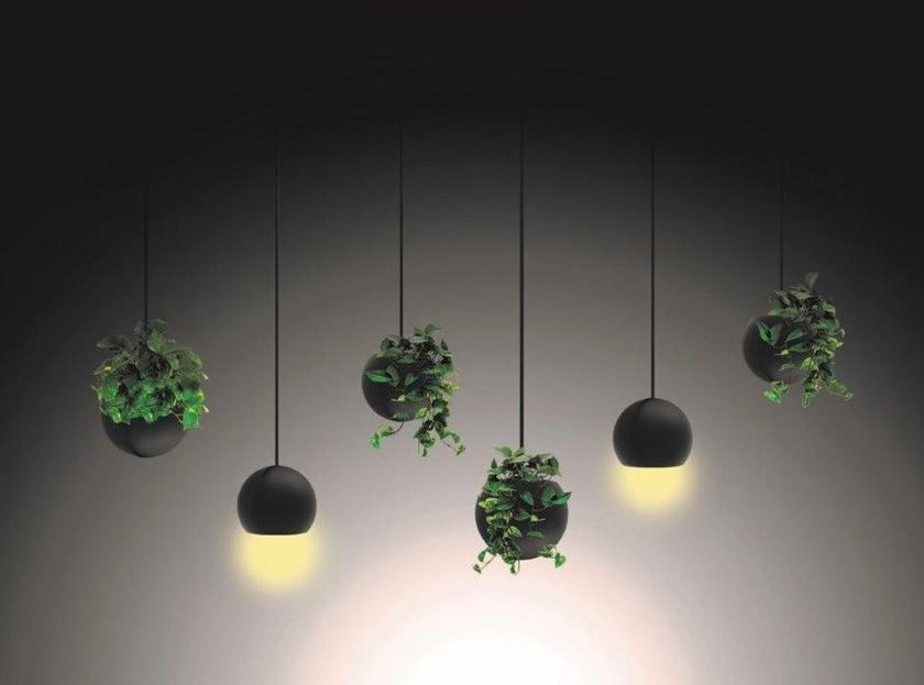 BLOSS Подвесной металлический горшок для растений Globe sun-id-1388837 - Вид №2