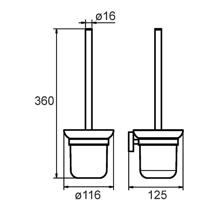 AMUSMG0M47 Milardo Amur Ерш подвесной (настенный) Amur Россия - Вид №1