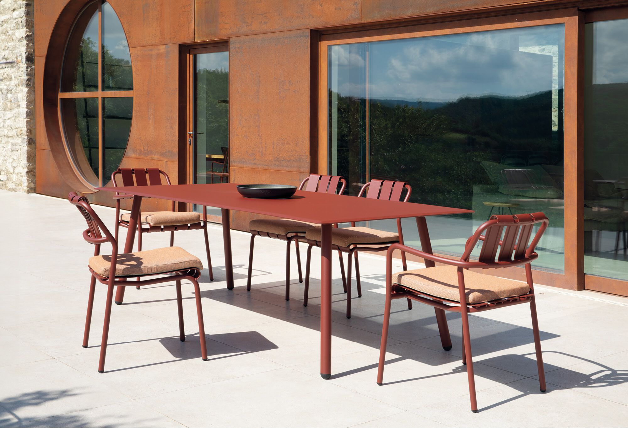 Алюминиевый прямоугольный садовый стол Vermobil Verdea ARCH-00016377 - Вид №1