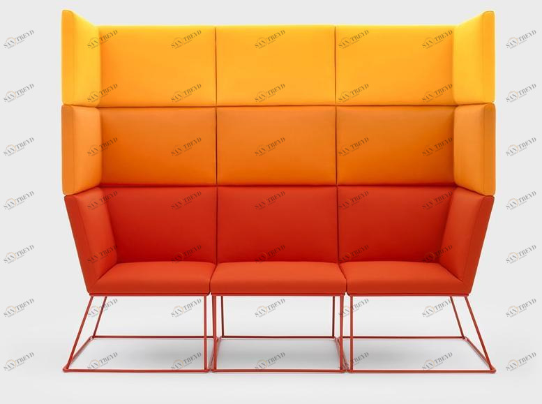 Viganò Модульный диван из ткани с высокой спинкой George sun-id-1430012