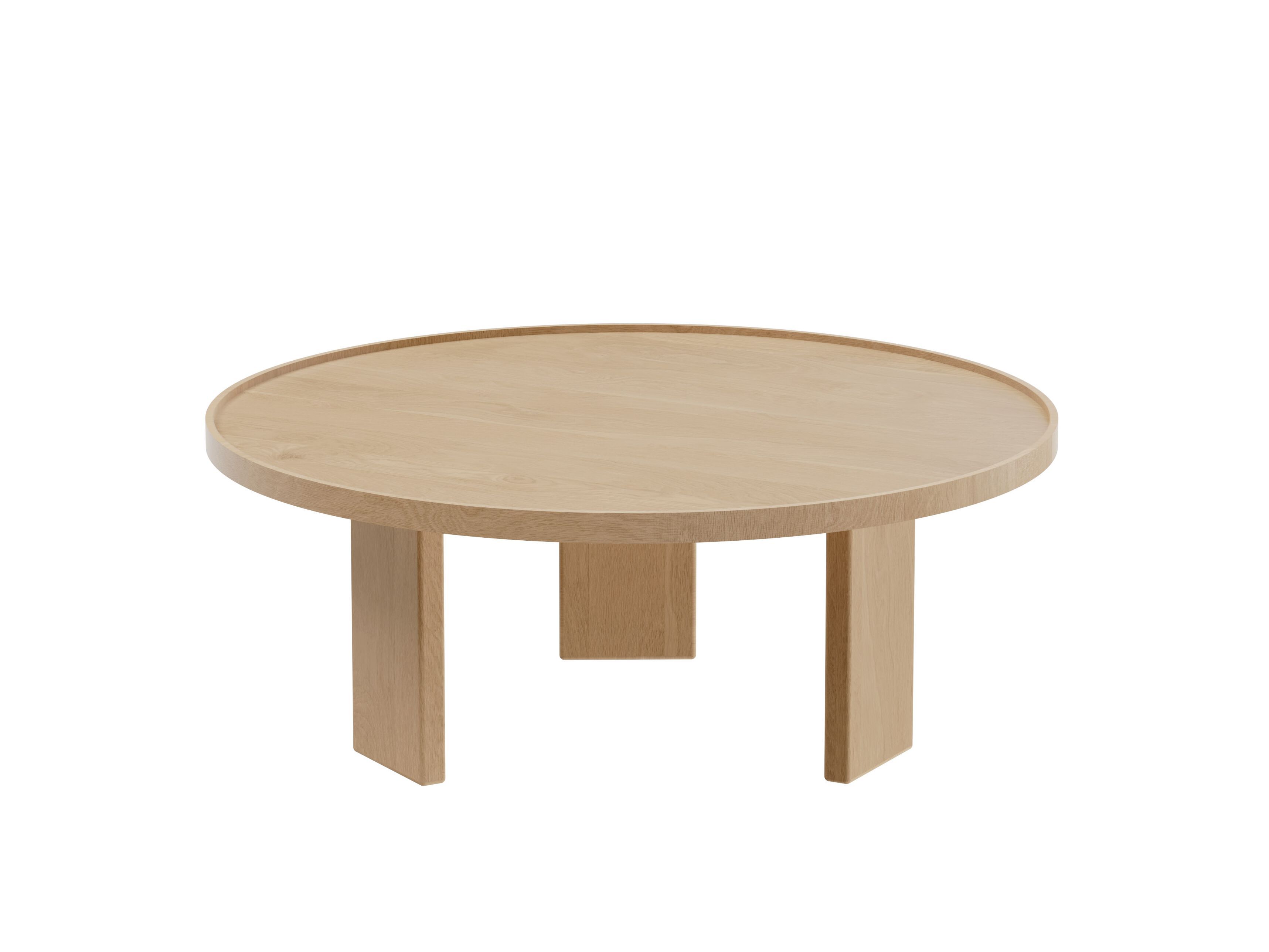 Круглый деревянный журнальный столик Noah Living Piet ARCH-00071003 - Вид №5