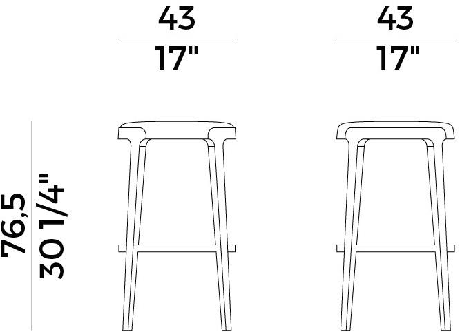 Potocco Стул с подставкой для ног Velis 942/ac - Вид №2