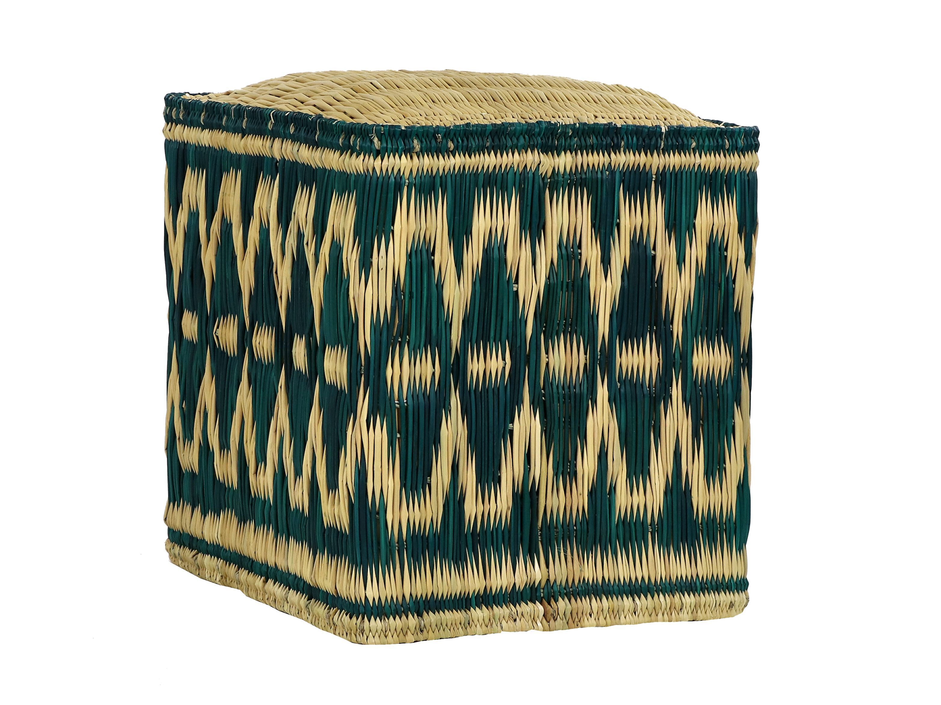 Квадратный пуф из камыша POMAX HASSIRA ARCH-00027824