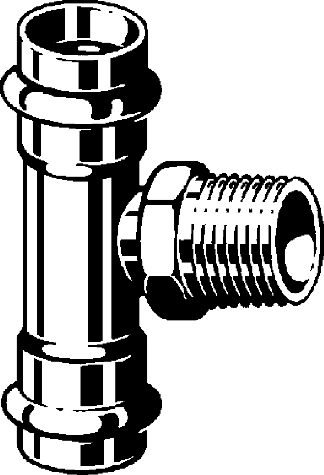 Viega Тройник Sanpress Inox 2317.1 (446017) 446 017 - Вид №1