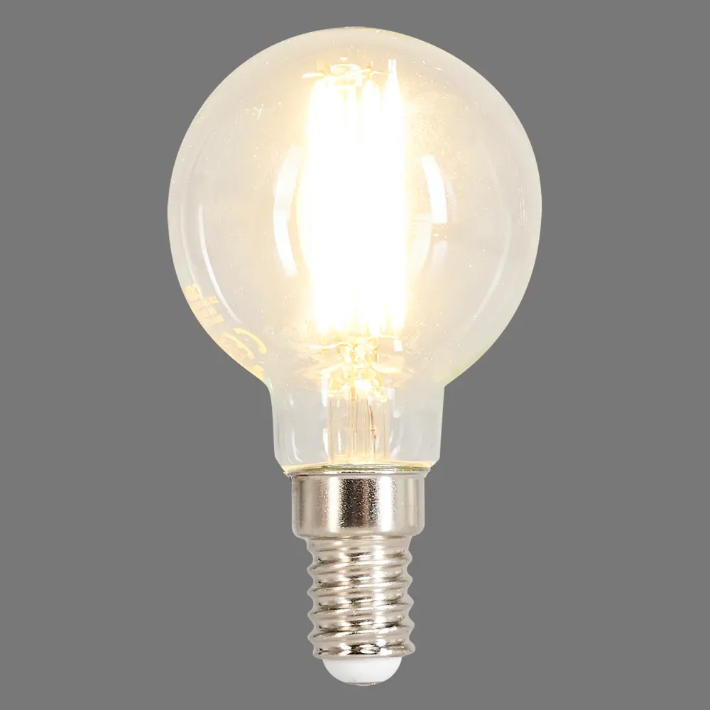 Лампа светодиодная Osram E14 220 В 6 Вт шар прозрачная 800 лм тёплый белый свет STLM-2038648 - Вид №3