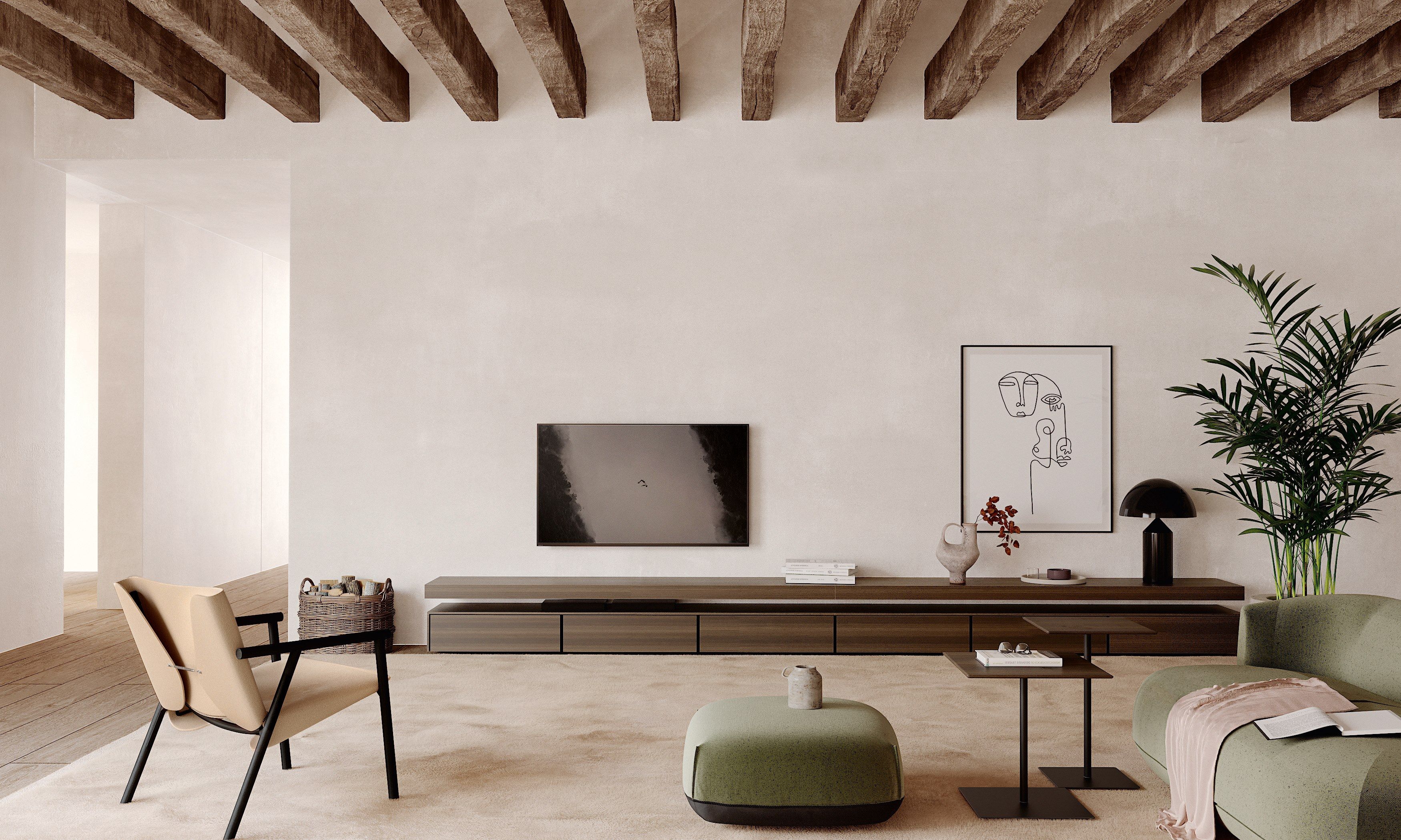 Деревянная оборудованная стена Kristalia Avenue ARCH-00020262 - Вид №3