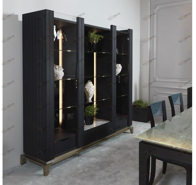 Bellotti Ezio Витрина из ясеня со встроенной подсветкой Delfi 2018-21