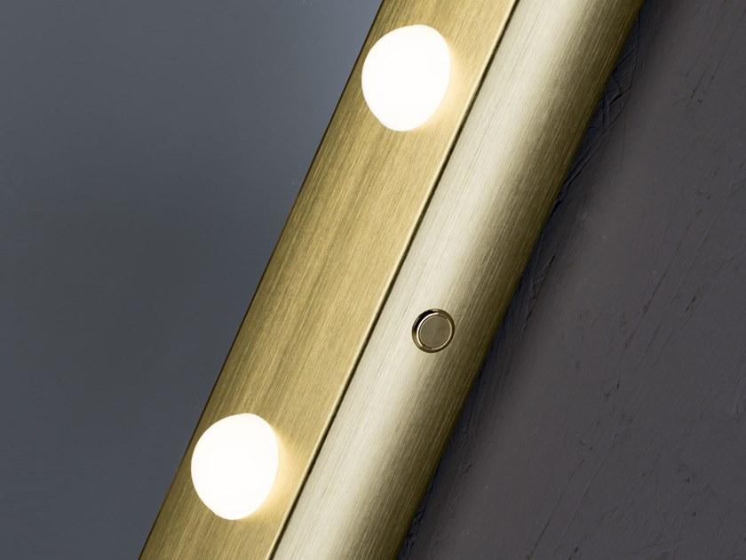 UNICA by Cantoni Прямоугольное настенное алюминиевое зеркало со встроенной подсветкой Sp sun-id-1478310 - Вид №5